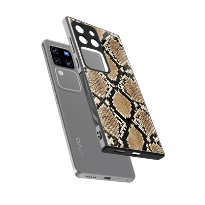 Scaly Chic sleekvivo v30 pro cover with tempered glass back and TPU edges