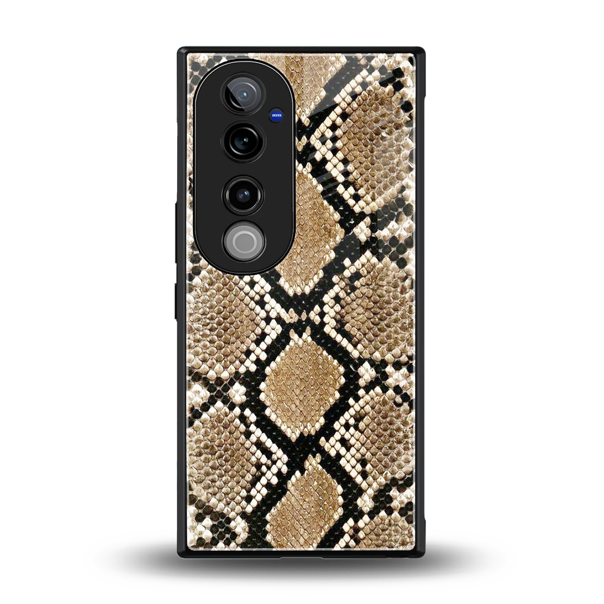 Scaly Chic back phone cover | glass case for vivo v40 pro