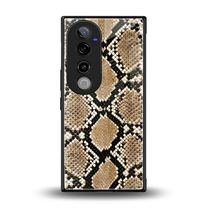 Scaly Chic back phone cover | glass case for vivo v40 pro