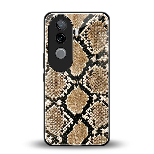 Scaly Chic back phone cover | glass case for vivo v40e