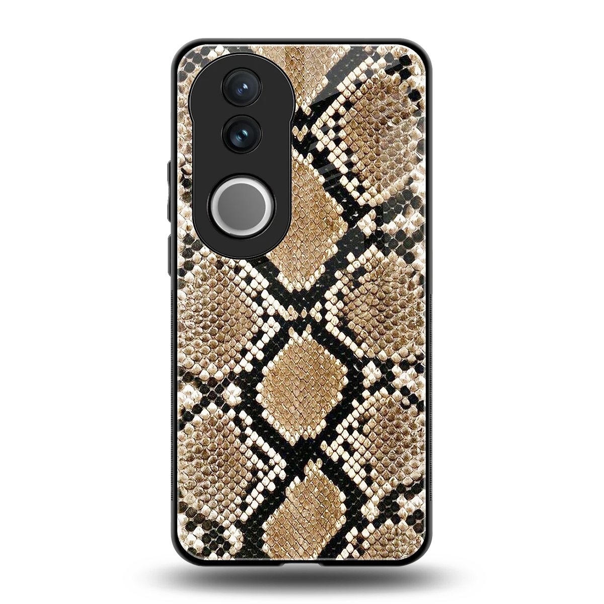 Scaly Chic back phone cover | glass case for vivo v50