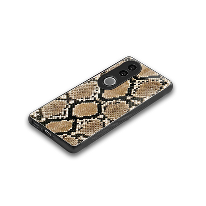 Scaly Chic stylish phone case for vivo v50 | glossy glass and slim fit