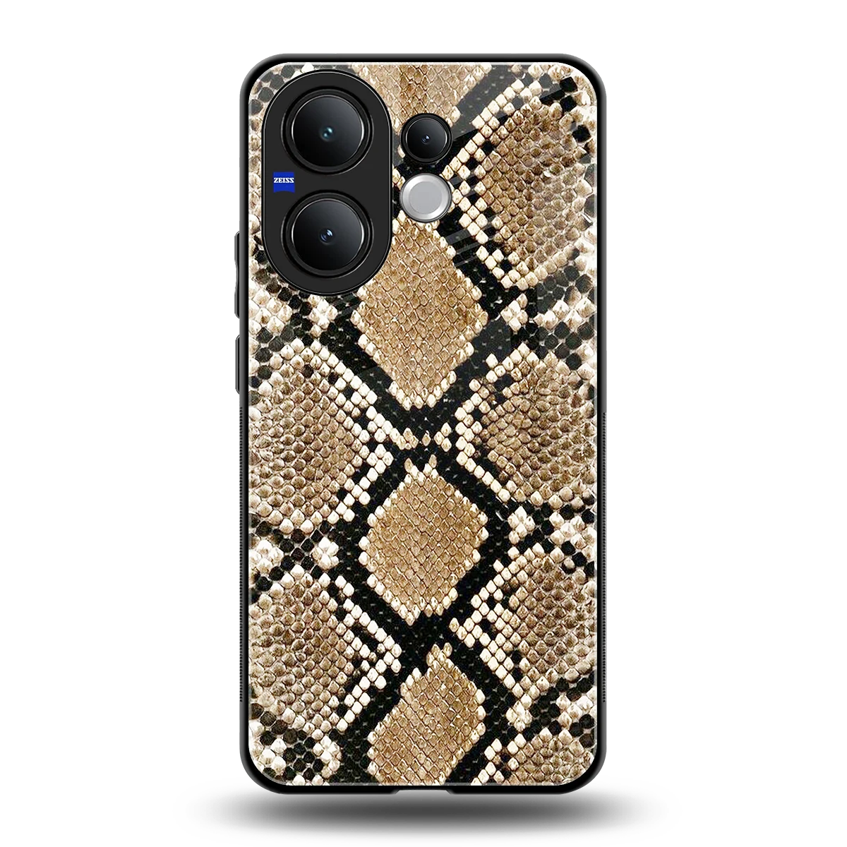 Scaly Chic back phone cover | glass case for vivo v60
