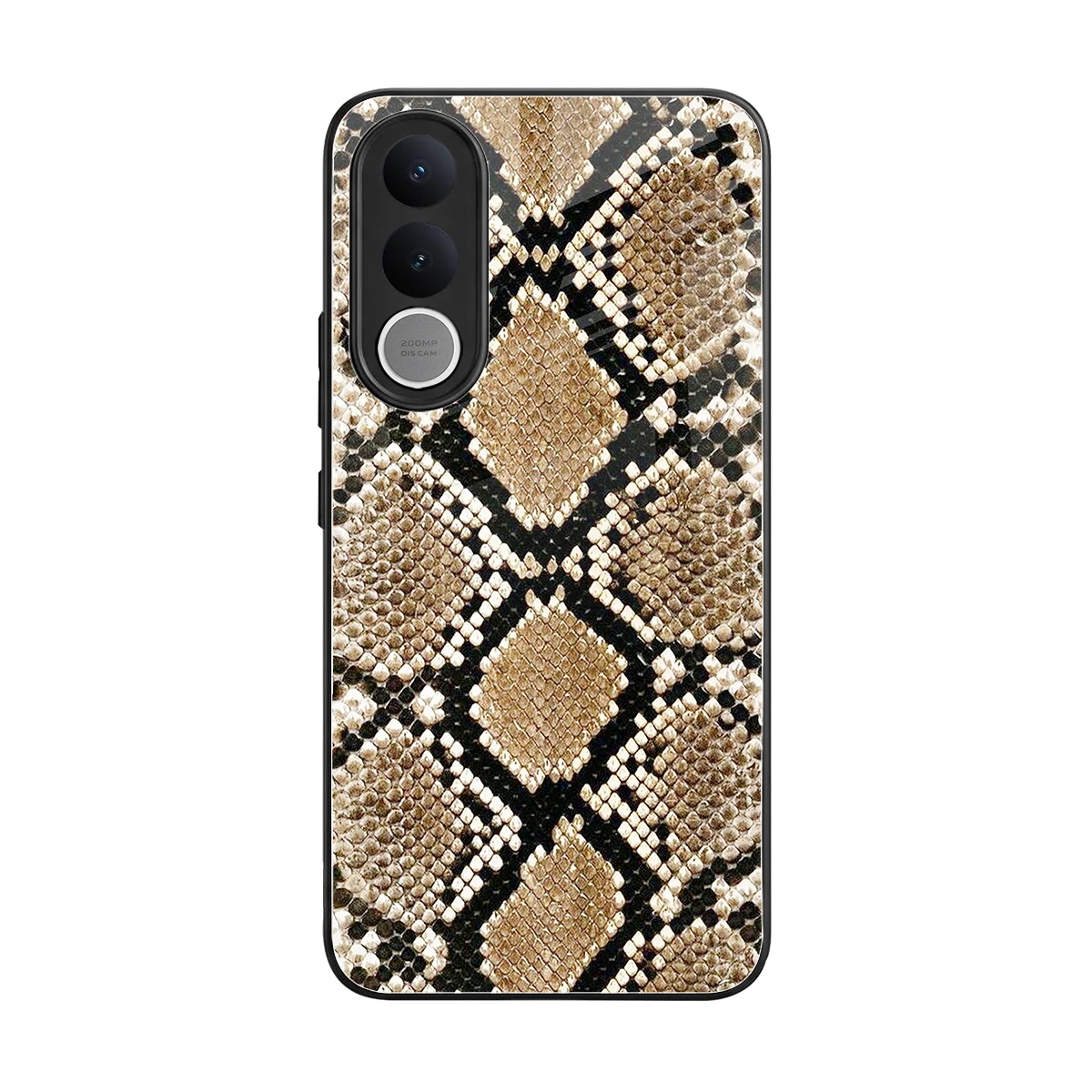 Scaly Chic back phone cover | glass case for vivo v70 fe