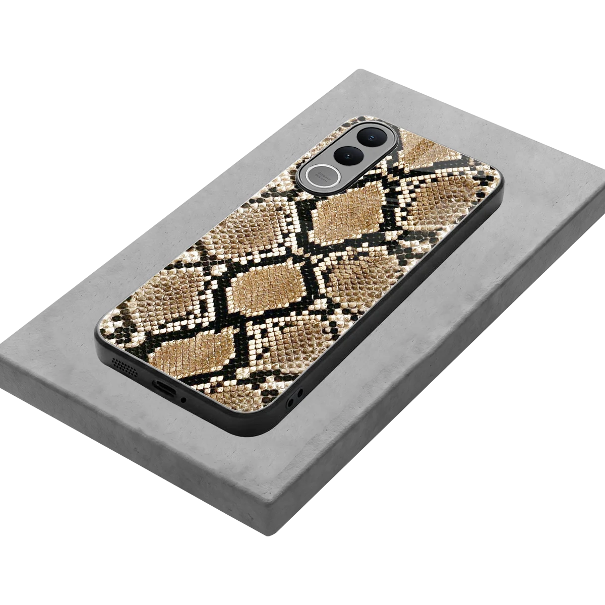 Scaly Chic stylish phone case for vivo v70 fe | glossy glass and slim fit