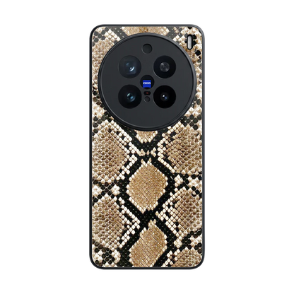 Scaly Chic back phone cover | glass case for vivo x200 pro