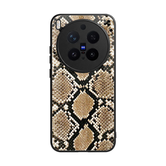 Scaly Chic back phone cover | glass case for vivo x300 pro
