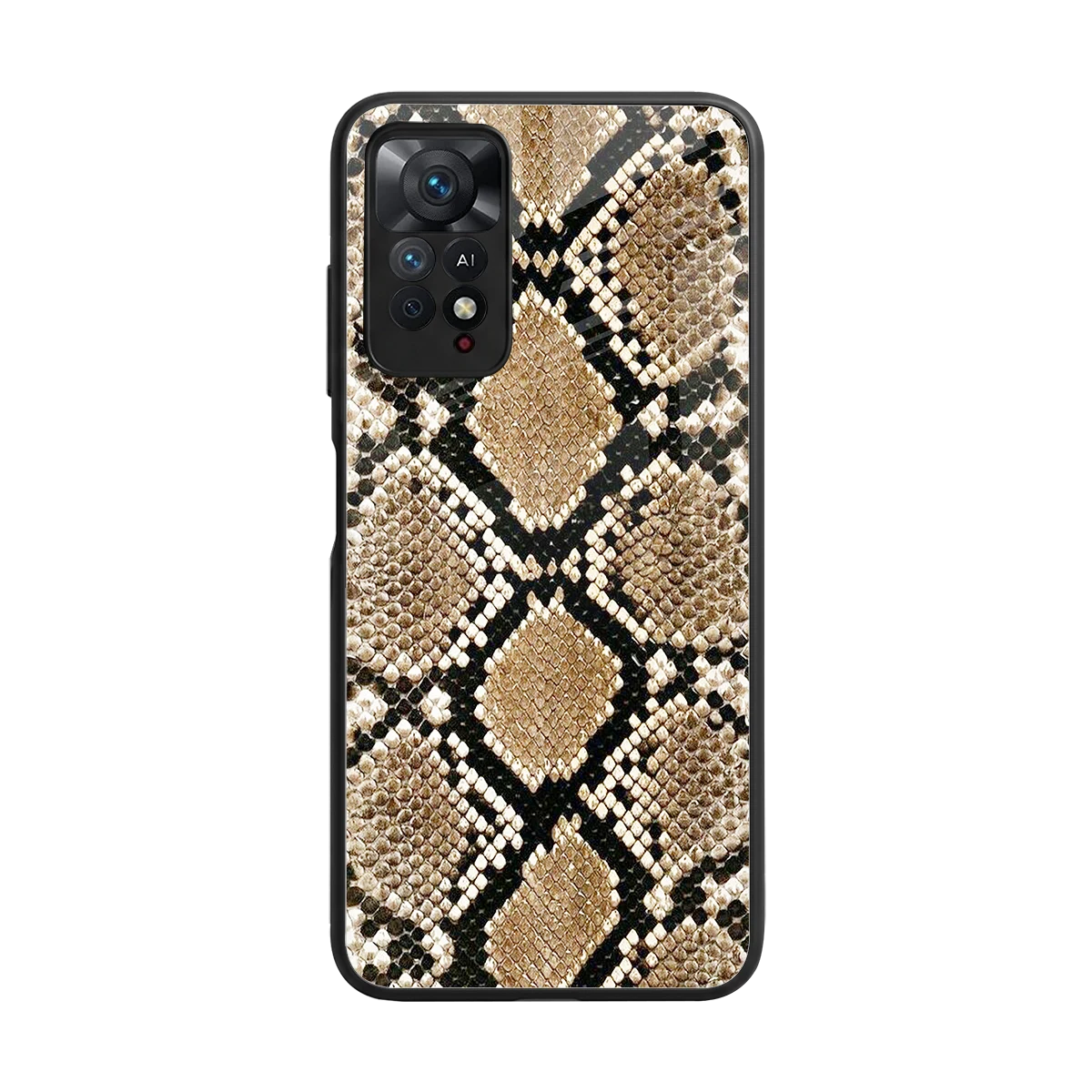 Scaly Chic back phone cover | glass case for redmi note 11 pro