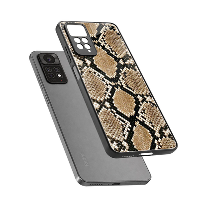 Scaly Chic sleek redmi note 11 pro cover with tempered glass back and TPU edges