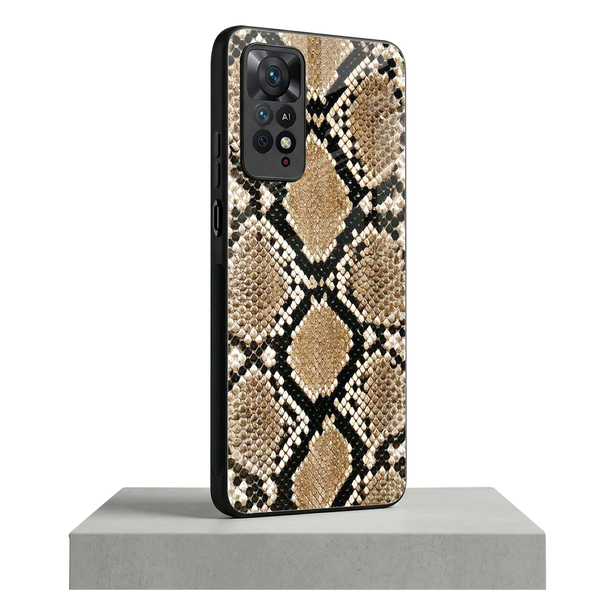 Scaly Chic redmi note 11 pro mobile cover | shockproof glass phone case
