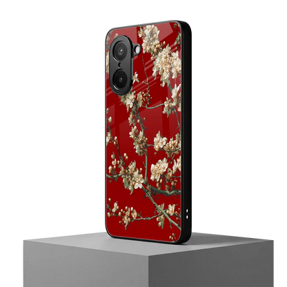 Scarlet Petals oneplus nord ce5 5g mobile cover | shockproof glass phone case
