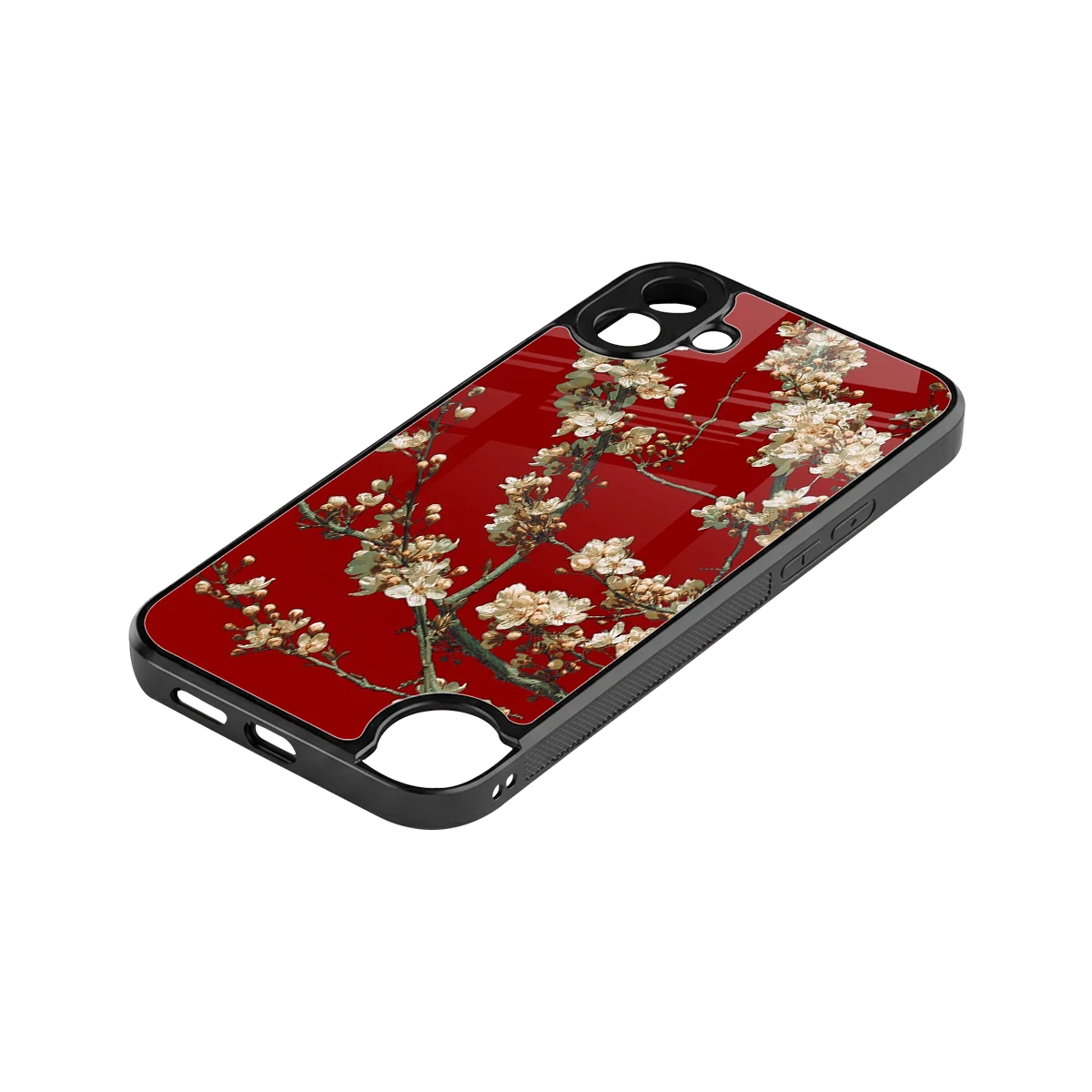 Scarlet Petals stylish phone case for cmf nothing phone 1 | glossy glass and slim fit