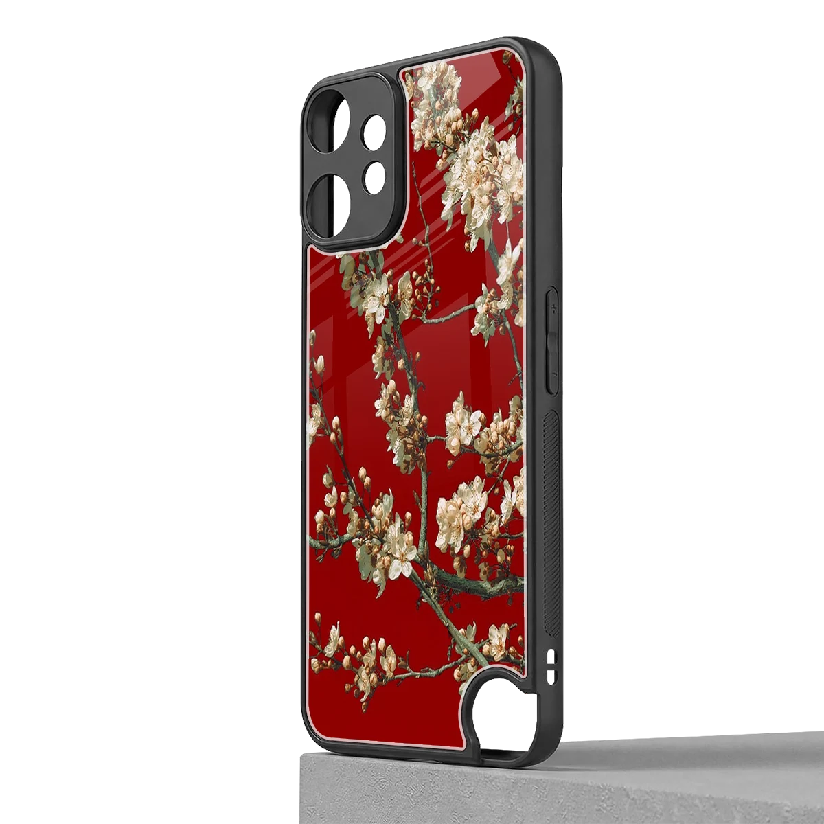 Scarlet Petals cmf nothing phone 2 pro mobile cover | shockproof glass phone case