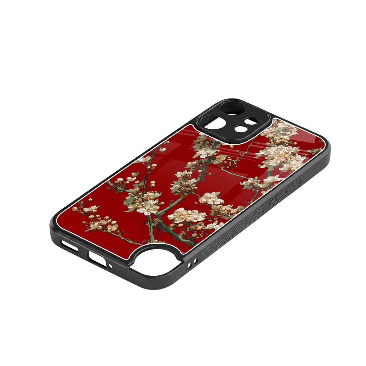 Scarlet Petals stylish phone case for cmf nothing phone 2 pro | glossy glass and slim fit