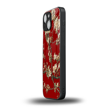Scarlet Petals iphone 13 mini mobile cover | shockproof glass phone case