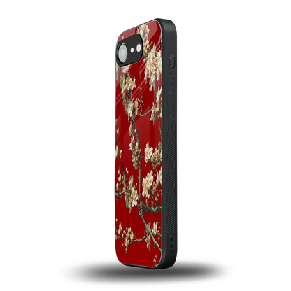 Scarlet Petals iphone 16e mobile cover | shockproof glass phone case