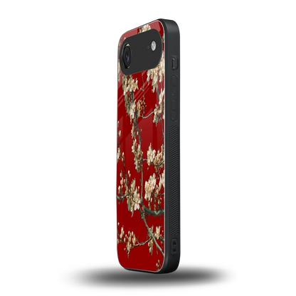 Scarlet Petals iphone air mobile cover | shockproof glass phone case