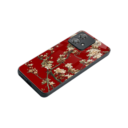 Scarlet Petals stylish phone case for motorola edge 40 neo 5g | glossy glass and slim fit