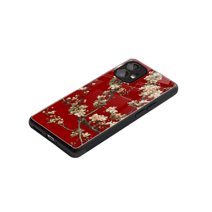 Scarlet Petals stylish phone case for nothing phone 1 | glossy glass and slim fit