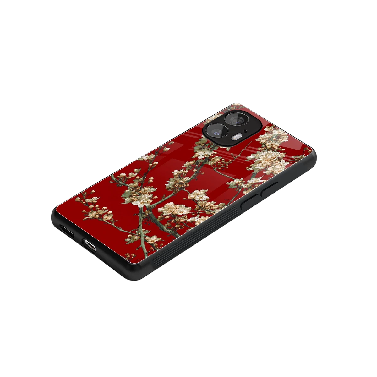 Scarlet Petals stylish phone case for nothing phone 2 | glossy glass and slim fit