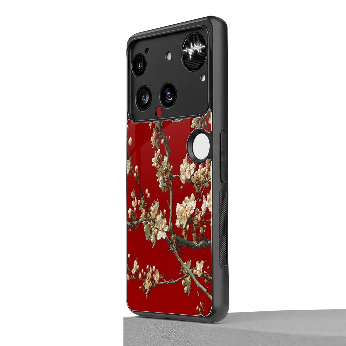 Scarlet Petals nothing phone 3 mobile cover | shockproof glass phone case