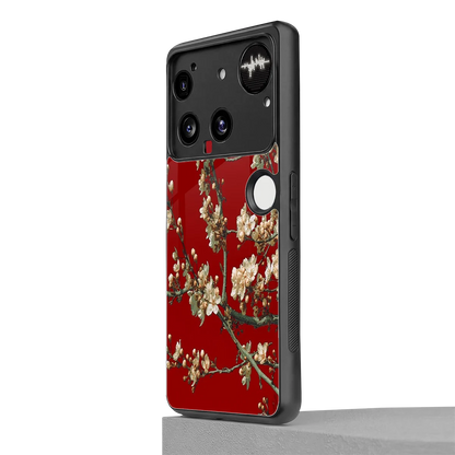 Scarlet Petals nothing phone 3 mobile cover | shockproof glass phone case