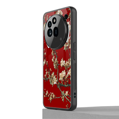 Scarlet Petals nothing phone 3a pro mobile cover | shockproof glass phone case