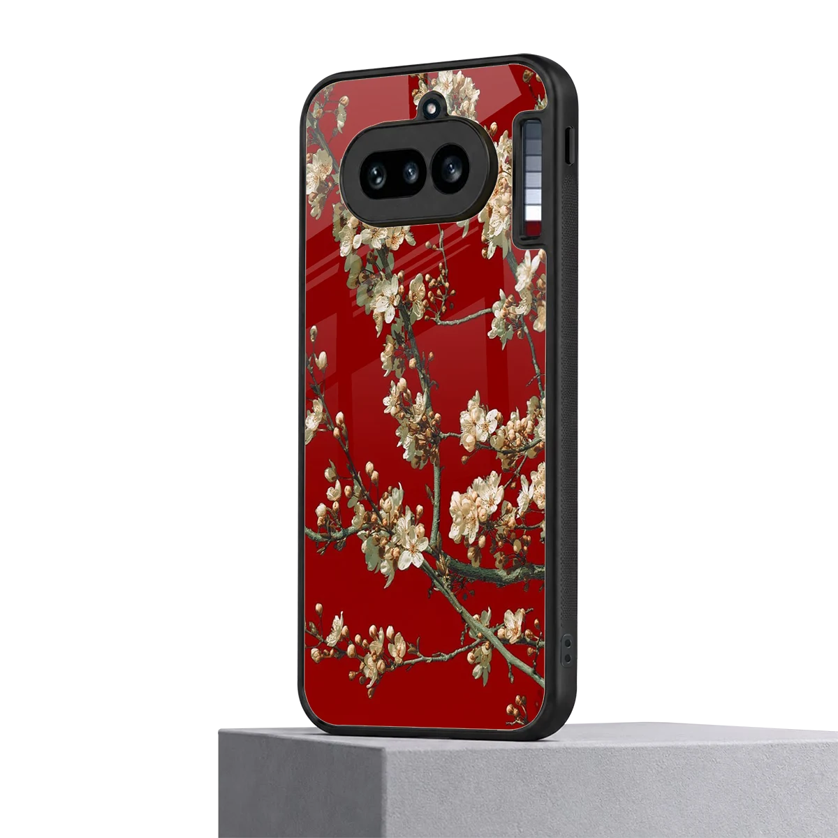 Scarlet Petals nothing phone 4a mobile cover | shockproof glass phone case