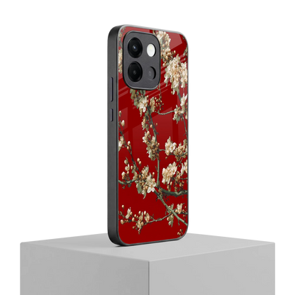 Scarlet Petals oneplus 13s mobile cover | shockproof glass phone case