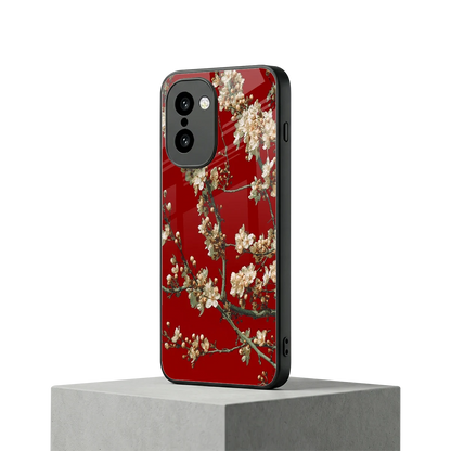 Scarlet Petals oneplus 15r mobile cover | shockproof glass phone case