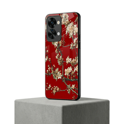 Scarlet Petals oneplus nord 2t mobile cover | shockproof glass phone case
