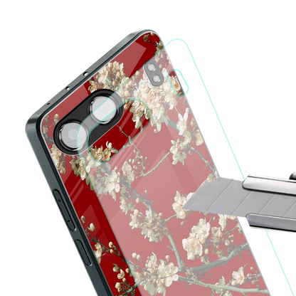 Scarlet Petals stylish phone case for oneplus nord 4 | glossy glass and slim fit