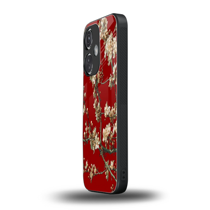 Scarlet Petals oneplus nord ce 3 mobile cover | shockproof glass phone case