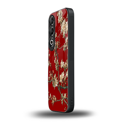 Scarlet Petals oneplus nord ce 4 mobile cover | shockproof glass phone case