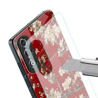 Scarlet Petals stylish phone case for oneplus nord ce 4 | glossy glass and slim fit