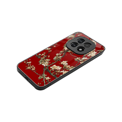 Scarlet Petals stylish phone case for oppo f29 5g | glossy glass and slim fit