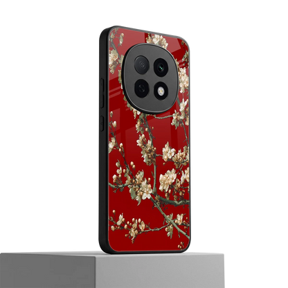 Scarlet Petals oppo f29 pro 5g mobile cover | shockproof glass phone case