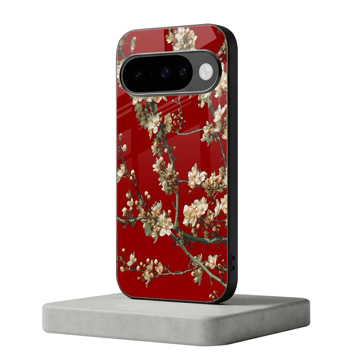 Scarlet Petals google pixel 10 mobile cover | shockproof glass phone case