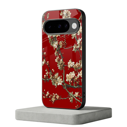 Scarlet Petals google pixel 10 mobile cover | shockproof glass phone case