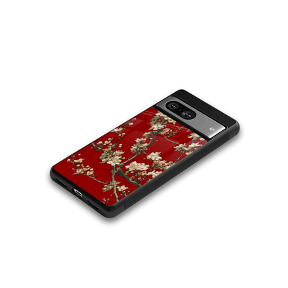 Scarlet Petals google pixel 8 mobile cover | shockproof glass phone case