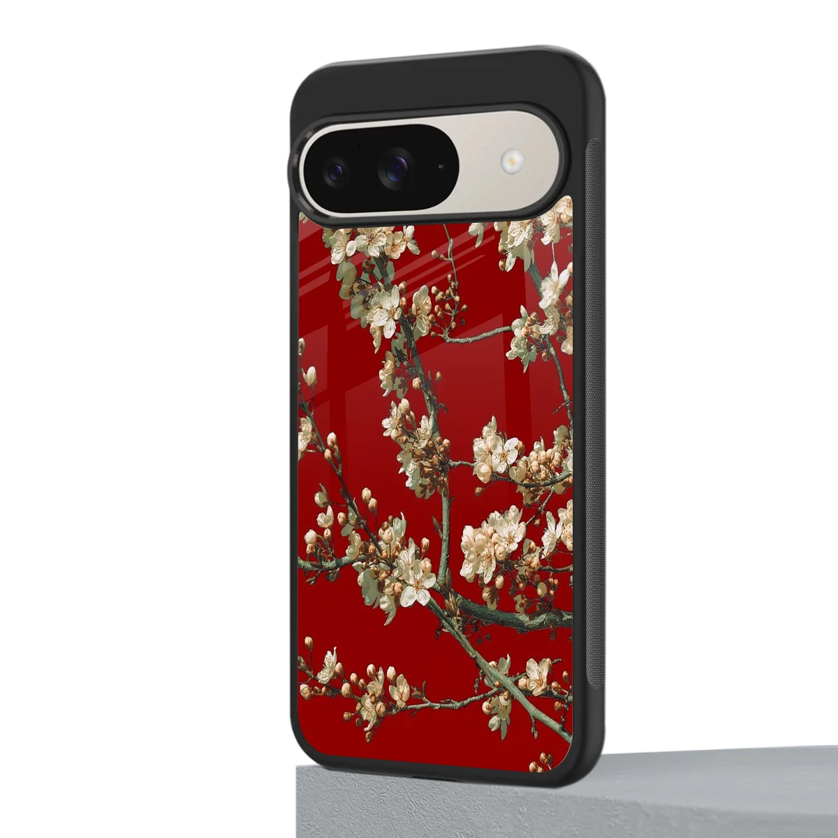 Scarlet Petals google pixel 9 mobile cover | shockproof glass phone case