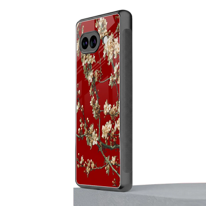 Scarlet Petals google pixel 10a mobile cover | shockproof glass phone case