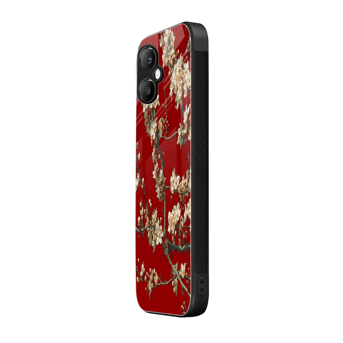 Scarlet Petals samsung galaxy a06 5g mobile cover | shockproof glass phone case