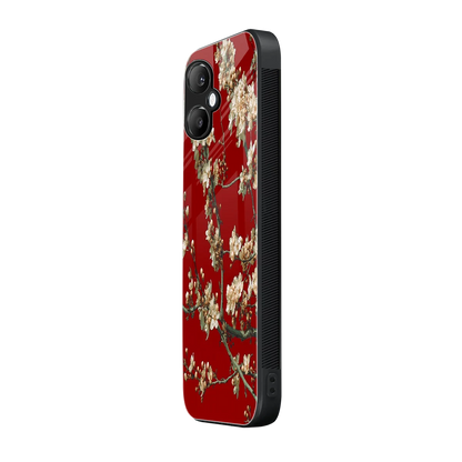 Scarlet Petals samsung galaxy a06 5g mobile cover | shockproof glass phone case