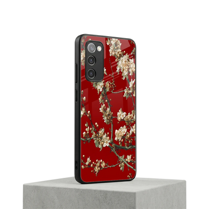Scarlet Petals samsung galaxy s20 fe mobile cover | shockproof glass phone case