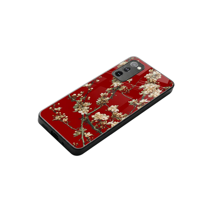 Scarlet Petals stylish phone case for samsung galaxy s20 fe | glossy glass and slim fit