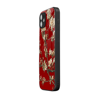 Scarlet Petals iphone 11 mobile cover | shockproof glass phone case