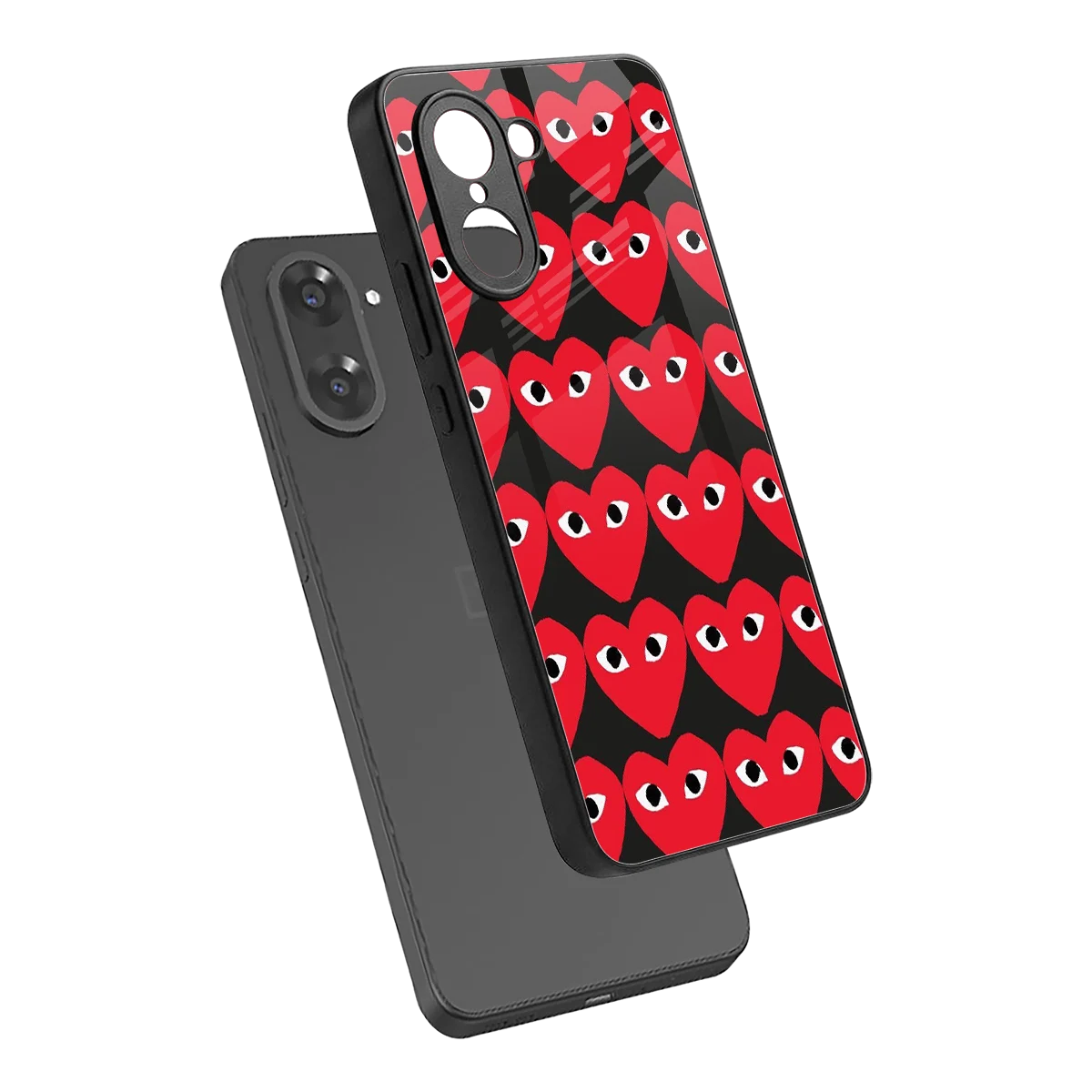 Scarlet Stare sleek oneplus nord ce5 5g cover with tempered glass back and TPU edges