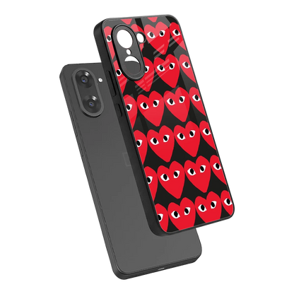 Scarlet Stare sleek oneplus nord ce5 5g cover with tempered glass back and TPU edges