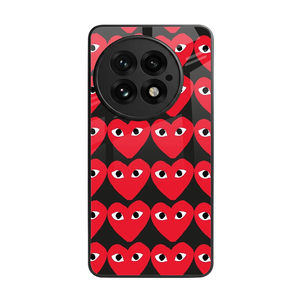 Scarlet Stare back phone cover | glass case for oneplus 13